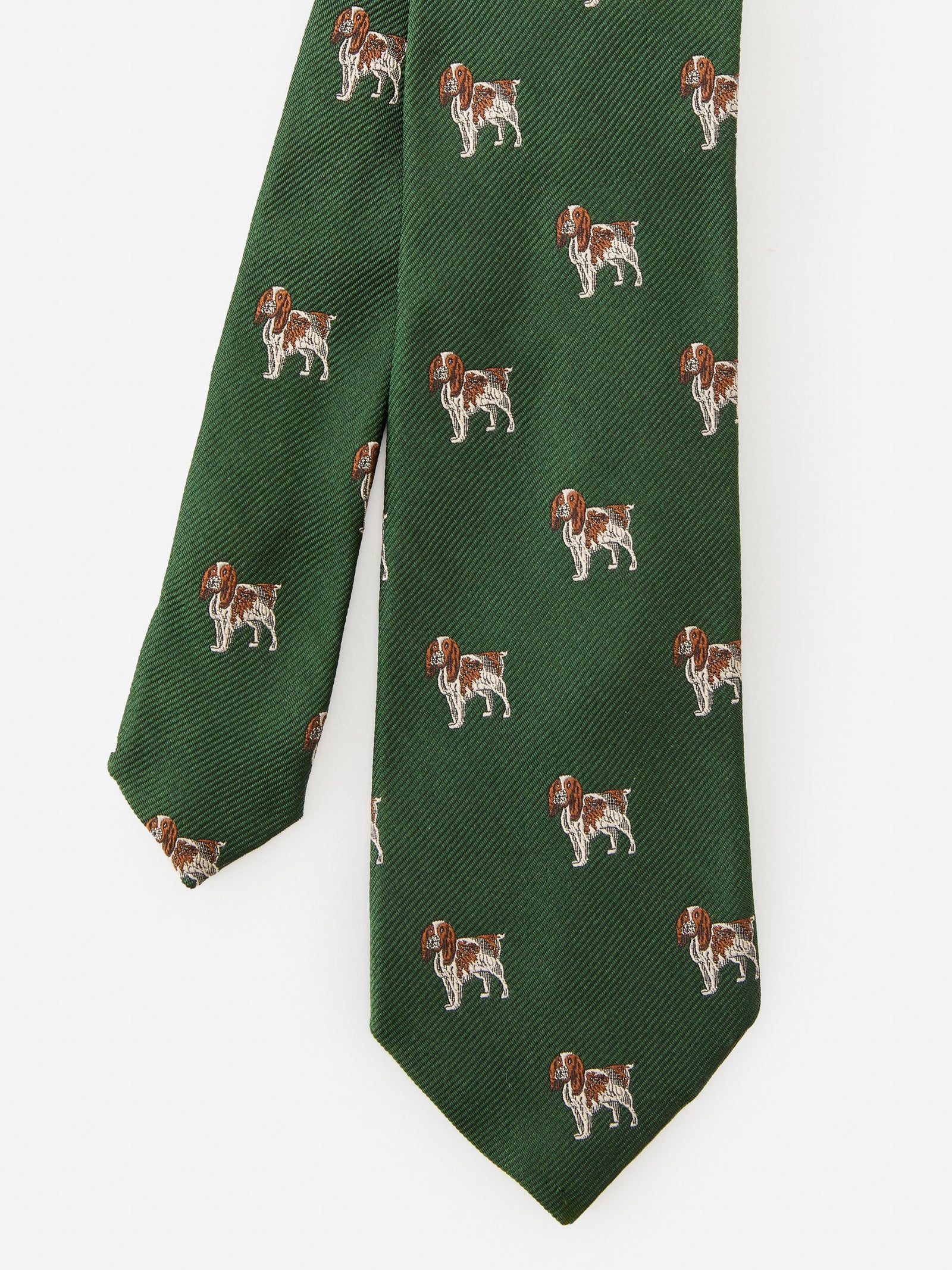Dk Green Dog Silk Tie Men S Ties J Mclaughlin
