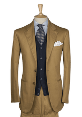 Tobacco Cotton Suit