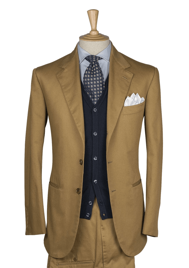 Tobacco Cotton Suit