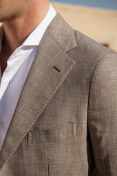 Wool Silk And Linen Suit Made In Italy