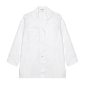Tommy Plain Poplin Pyjamas in White