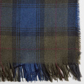 Tonal Large Check Silk Cashmere Scarf