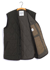 TONY | Bonded Padded Vest | Dark Army