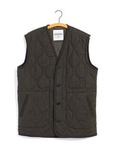 TONY | Bonded Padded Vest | Dark Army