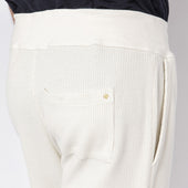 Pantalon en nid d'abeille avec lien de serrage