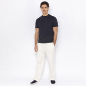 Pantalon en nid d'abeille avec lien de serrage
