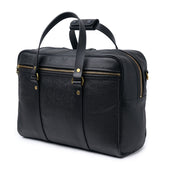 Traveller Bag in Black Grain Leather