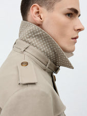 Trench Droit Beige