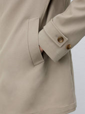 Trench Droit Beige