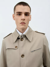 Trench Droit Beige