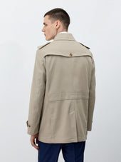 Trench Droit Beige