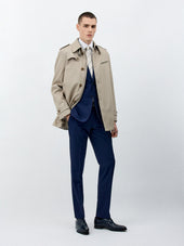 Trench Droit Beige