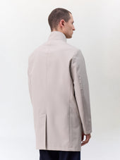 Trench Droit Beige Parementure Amovible