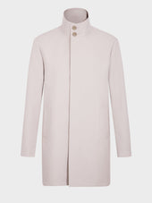 Trench Droit Beige Parementure Amovible