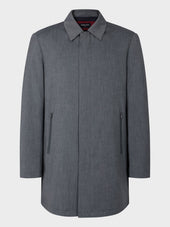 Trench Droit Bleu Chambray