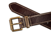 TRICKER'S LEATHER BELT - Dark Brown