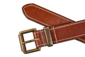 TRICKER'S LEATHER BELT - Marron