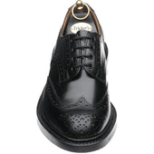 Trickers Bourton mens brogues in black calf