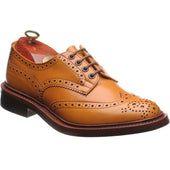 Trickers Bourton (Rubber) mens rubber-soled brogues in acorn antique calf