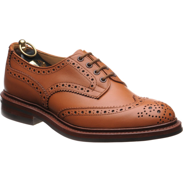 Trickers Bourton (Rubber) mens rubber-soled brogues in c shade calf
