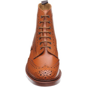 Trickers Stow mens brogue boots in c shade calf