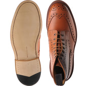 Trickers Stow mens brogue boots in c shade calf