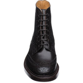 Trickers Stow mens brogue boots in espresso calf