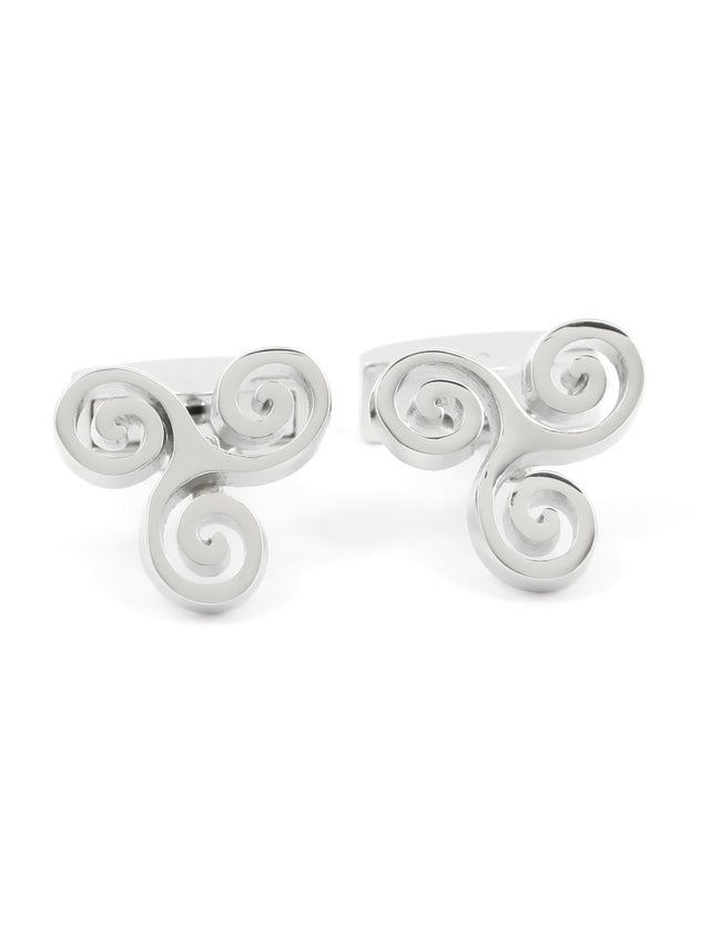 Triskelion cufflinks triskel