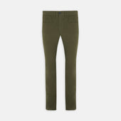 Hanley Dark Olive Moleskin 5-Pocket Trousers