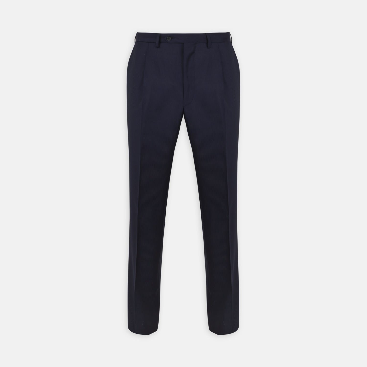 Worsted Wool Pleated Formal Trousers