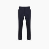 Worsted Wool Pleated Formal Trousers