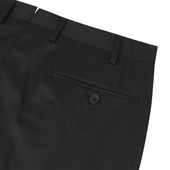 Worsted Wool Pleated Formal Trousers