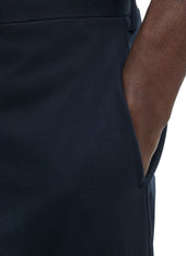 Cotton Canvas Fitted Chino Pants