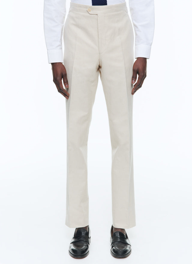 Linen And Certified Cotton Trousers
