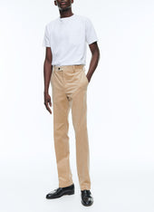 Velvet fitted trousers