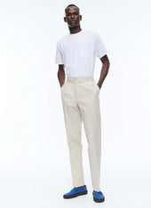 Cotton And Linen Elasticated Trousers