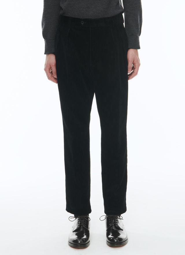 Corduroy Straight Trousers