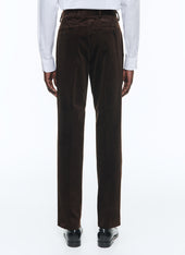 Velvet Fitted Trousers