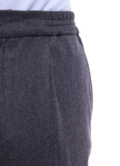 Elasticated Pants In Certified Wool
