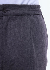 Elasticated Pants In Certified Wool