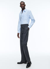 Certified wool fitted trousers
