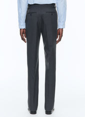Certified Wool Fitted Trousers