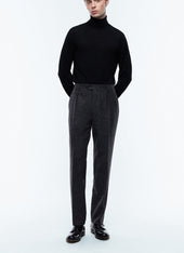 Straight Leg Pants In Wool