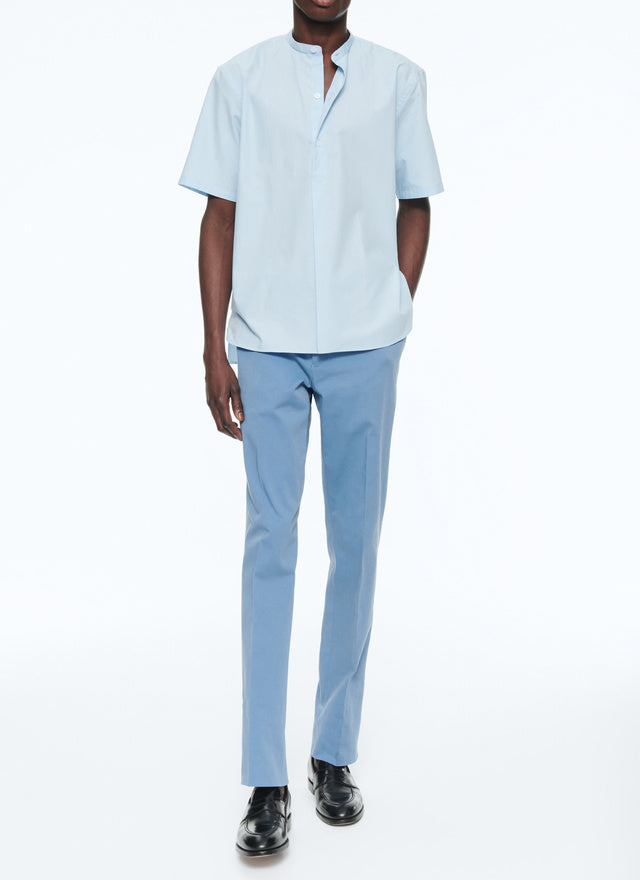 Organic Cotton Gabardine Trousers