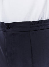 Elasticated Pants In Certified Wool