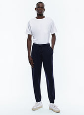 Sweatpants in cotton and certified wool