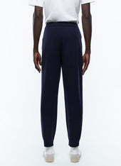 Sweatpants in cotton and certified wool