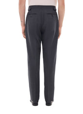 Double Pleat Wool Canvas Pants