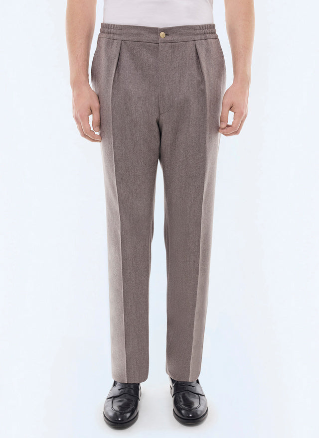 Wool Flannel Elasticated Pants