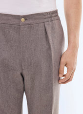 Wool Flannel Elasticated Pants